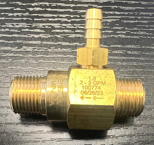 GP 1.8 MM 2-3 GPM HIGH DRAW FIXED INJECTOR 4500 PSI