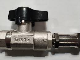 DN-15 Ball Valve and Mosmatic High Flow Swivel Assembly 1/2"
