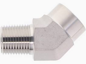 HP 45° Steel Elbow - 3/8"F X 3/8M