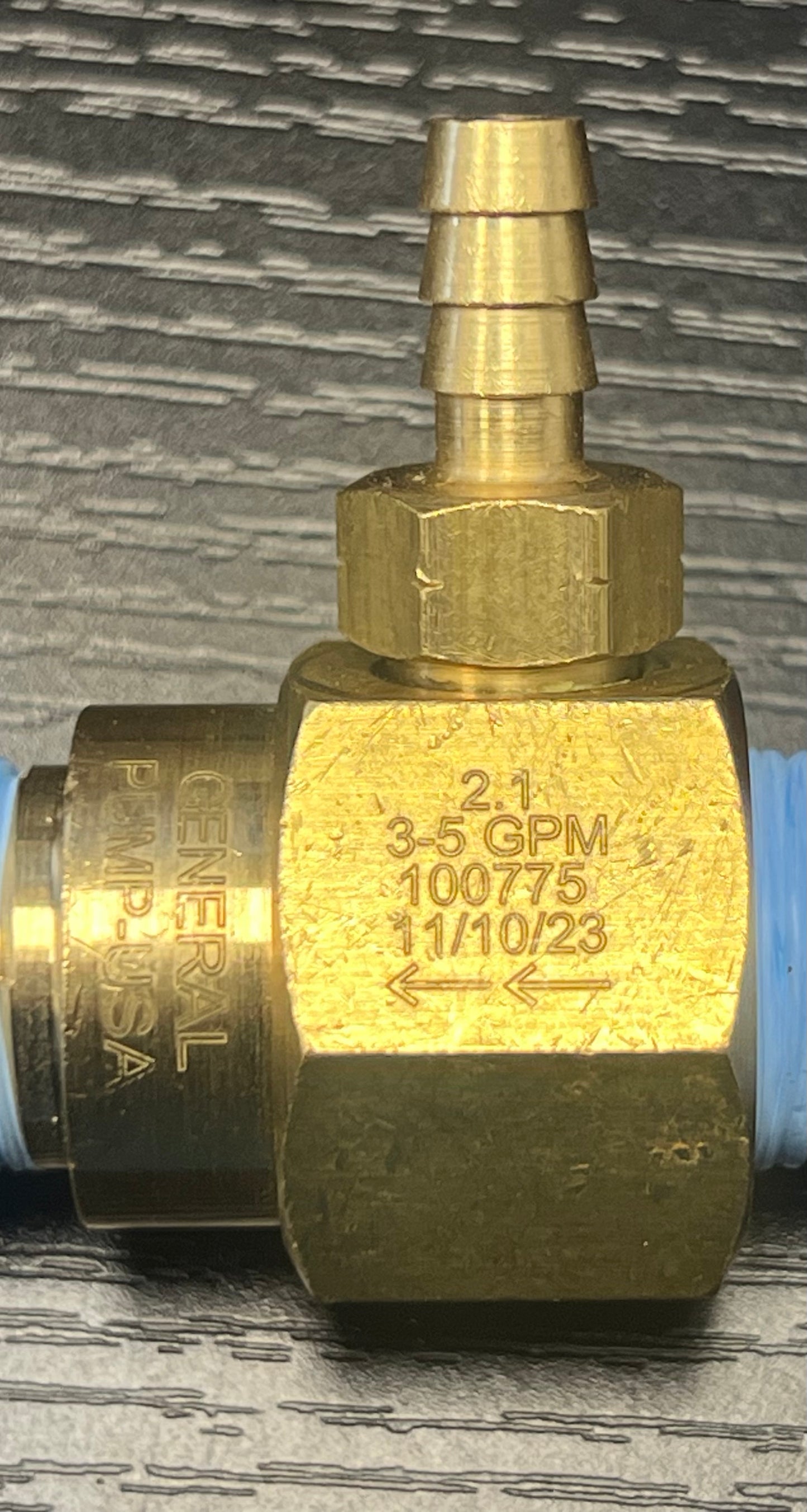 GP 2.1MM 3-5 GPM HIGH DRAW FIXED INJECTOR 4500 PSI