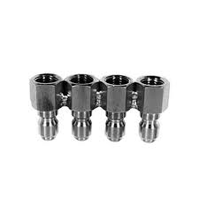 JROD 4 HOLDER STAINLESS STEEL 1/4"