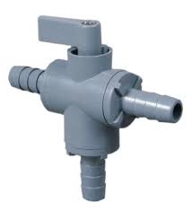1/4 3 Way Poly Ball valve